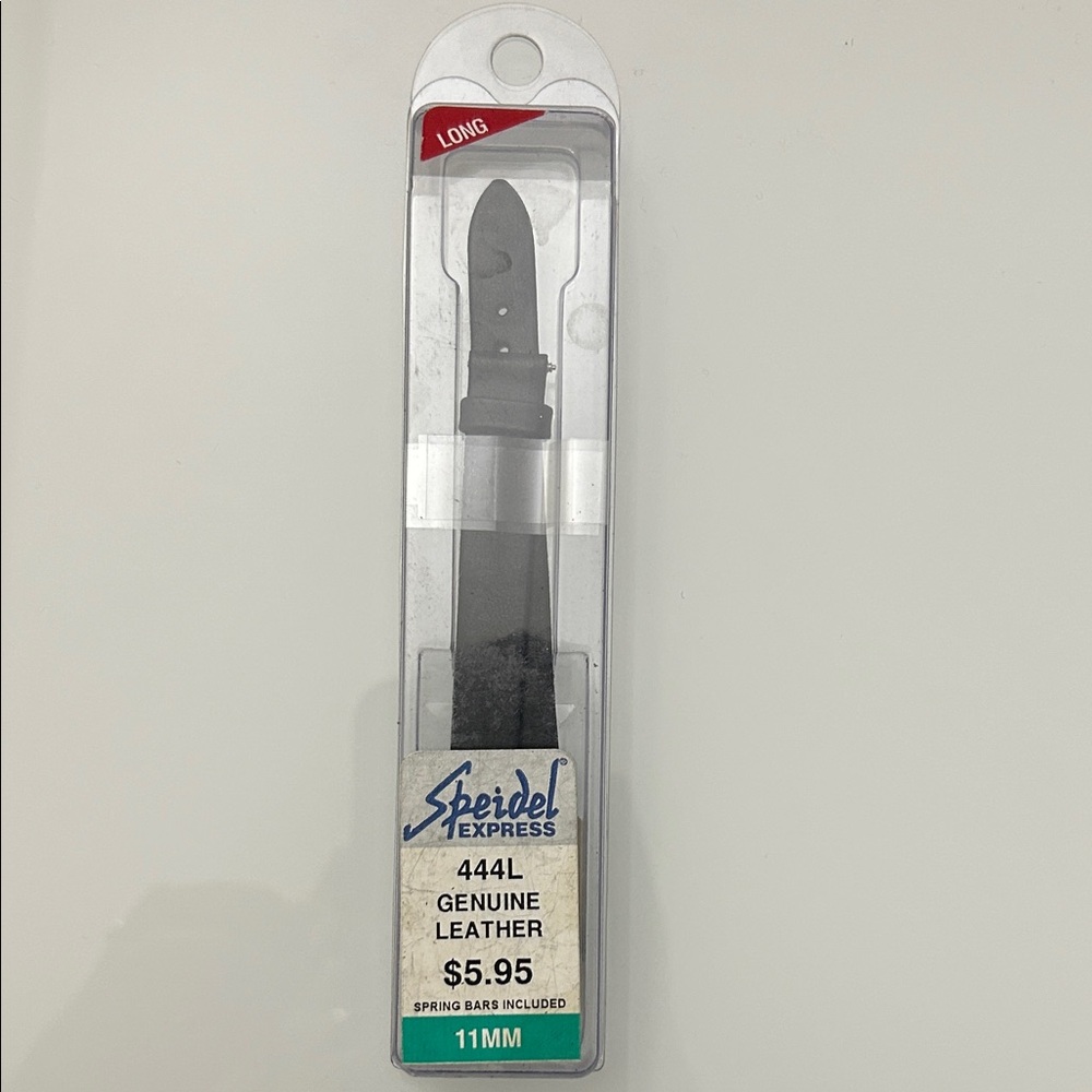 Speidel Express Genuine Leather Watch Band - Black